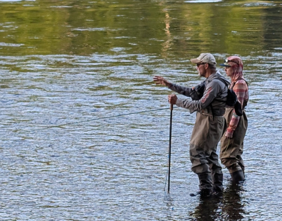 Camper at Trout Camp